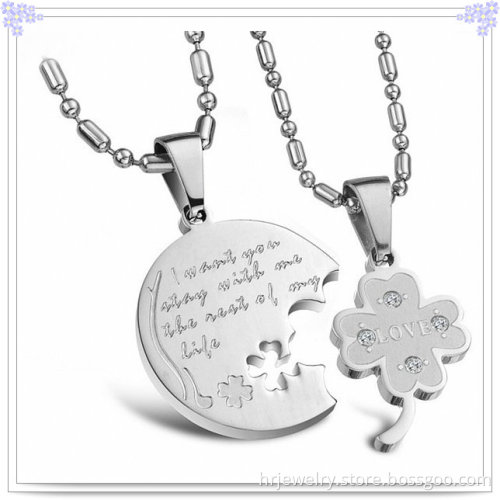 Pendant Fashion Stainless Steel Lovers Necklace (HR2118)